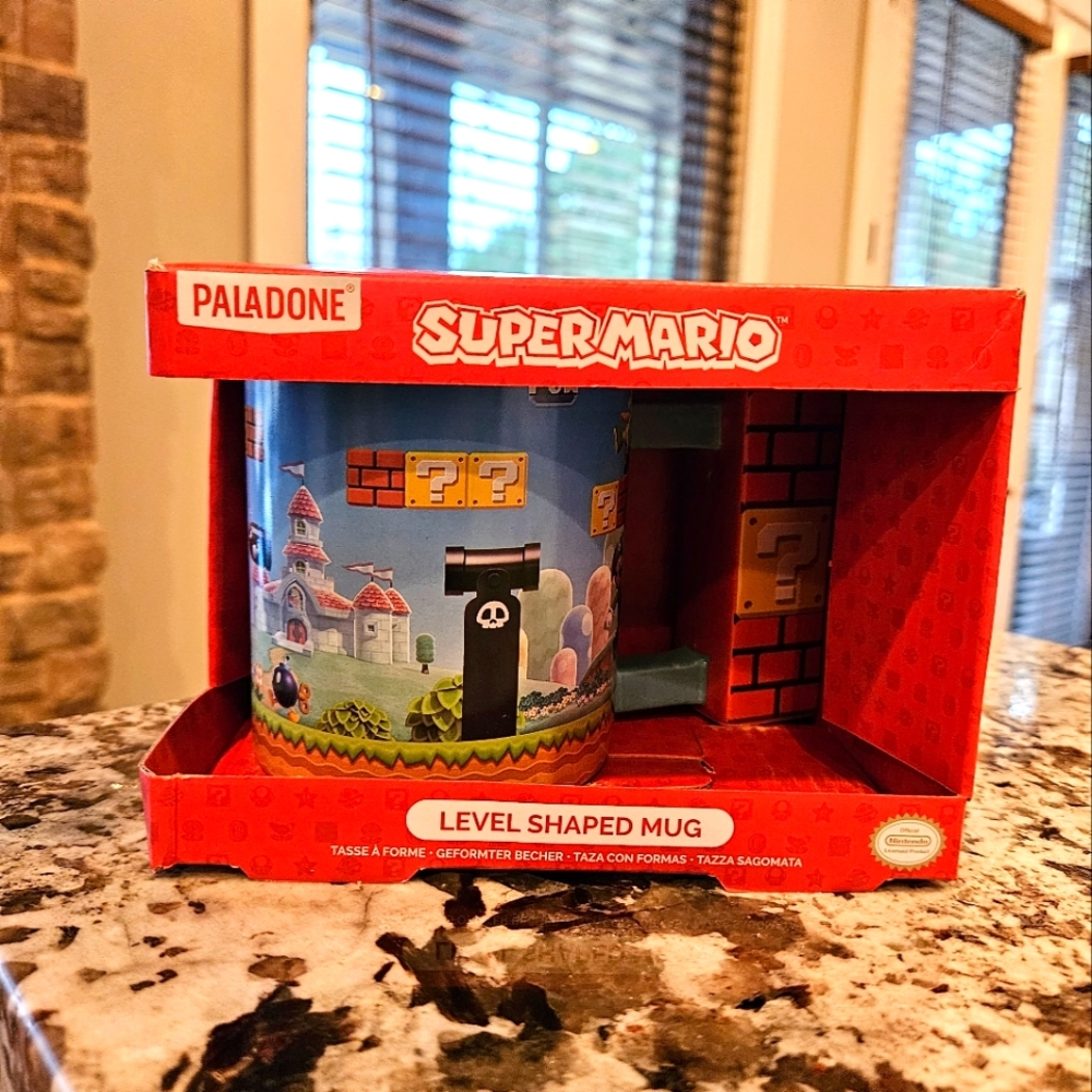 Super Mario Mug Level Shaped